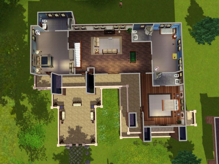 Desain interior rumah minimalis sims mobil