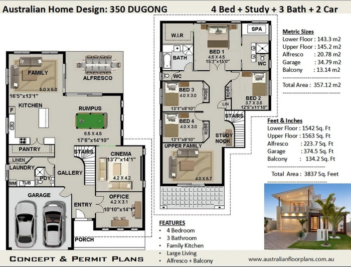 Desain kamar rumah kost 2 lantai