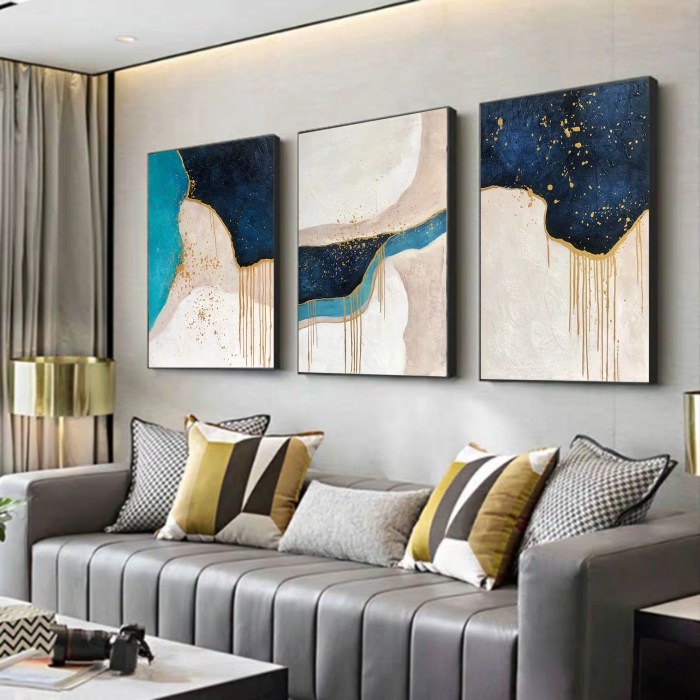 Wall painting room canvas living modern decor abstract city frame print alexnld banggood